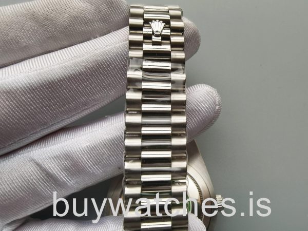 Rolex Day-Date 228239 Herren 40mm Blau 18kt Weißgold Automatikuhr