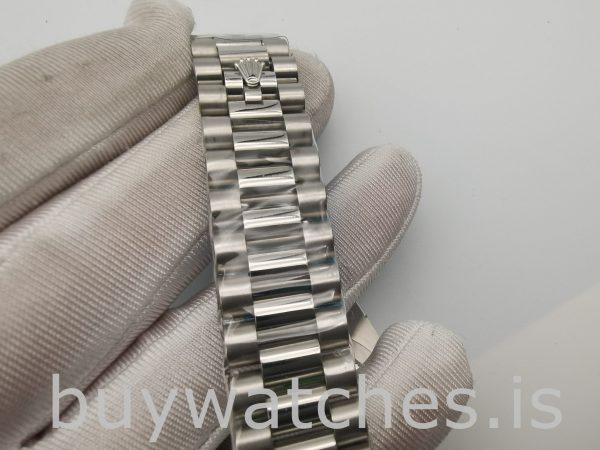 Rolex Day-Date 228349RBR Silber Zifferblatt 40mm Herren Automatikuhr