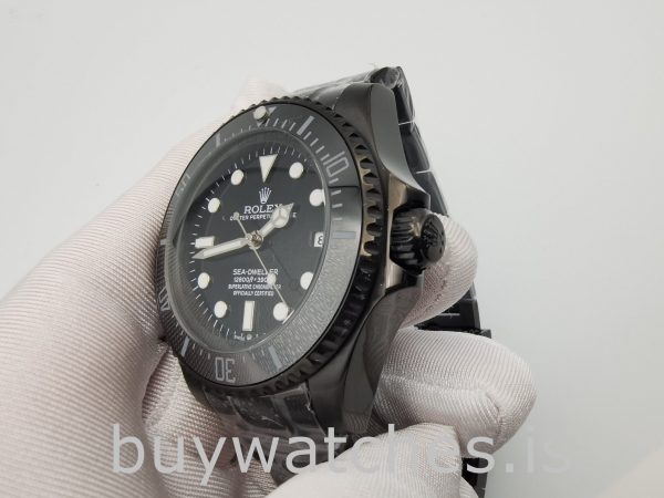Rolex Deepsea 116660 Automatische schwarze Edelstahl 44 mm Uhr