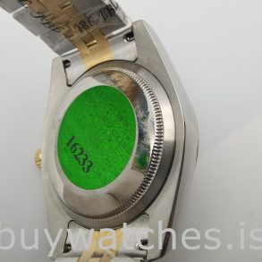 Rolex Datejust 116233 Unisex 36mm Automatikuhr aus 18 Karat Gelbgold